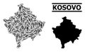 Vaccine Mosaic Map of Kosovo