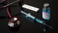 Vaccine and syringe injection