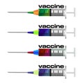 Vaccine syringes