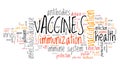 Vaccines word cloud