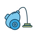 vaccum cleaner flat style icon