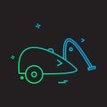 Vaccum cleaner icon design vector