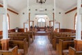 inside of Plantation church in Vacherie, Texas. The plantation serves nowadays as a museum to show the history of slavery and