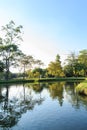 Vachirabenjatas Park (Rot Fai Park) in Thailand Royalty Free Stock Photo