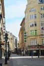 Vaci street in the heart of Budapest Royalty Free Stock Photo