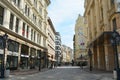 Vaci street in the heart of Budapest Royalty Free Stock Photo