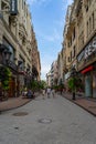 Vaci utca main street in Budapest, Hungary. Royalty Free Stock Photo