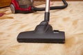 Vacum cleaner and carpet floor