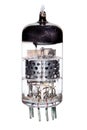 Vacuum tube 1950-60s radio & television component Royalty Free Stock Photo