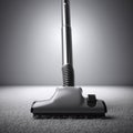Vacuum cleaner brush, close-up, cleaning the house. carpet cleaning. Isolated on gray background