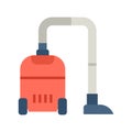 Vacuum cleaner icon. Domestic dust sucker. Clean floor. Cleaning of dirt, dust