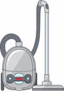 Vacuum Cleaner Icon in flat style. Vector Illustration