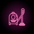 Vacuum cleaner icon. Simple thin line, outline vector of household icons for ui and ux, website or mobile application Royalty Free Stock Photo