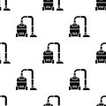 Vacuum cleaner Seamless pattern. Home appliances theme