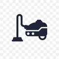 Vacuum cleaner transparent icon. Vacuum cleaner symbol design fr