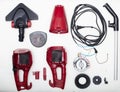 Vacuum cleaner, vacuum cleaner parts, disassembled vacuum cleaner