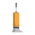 Vacuum cleaner vector cartoon icon. Vector illustration electric vacuum on white background. Isolated cartoon Royalty Free Stock Photo