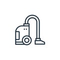 vacuum cleaner vector icon. vacuum cleaner editable stroke. vacuum cleaner linear symbol for use on web and mobile apps, logo, Royalty Free Stock Photo