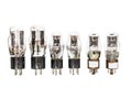 Vacuum electronic preamplifier tubes Royalty Free Stock Photo