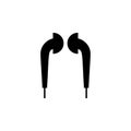 vacuum headphones icon. Element of web icon with one color for mobile concept and web apps. Isolated vacuum headphones icon can be