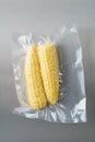 Vacuum sealed corncobs Royalty Free Stock Photo