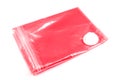 Vacuum storage clothes bag Royalty Free Stock Photo
