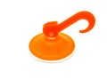 vacuum suction cup isolated on white background Royalty Free Stock Photo