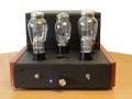 Vacuum tube amplifier Royalty Free Stock Photo