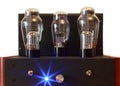 Vacuum tube amplifier Royalty Free Stock Photo