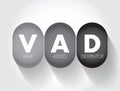 VAD Value Added Distributor - offers differentiating services and solutions that provide additional benefits to their clients, Royalty Free Stock Photo