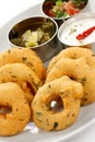 Vada, indian snack food Royalty Free Stock Photo