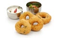Vada, indian snack food Royalty Free Stock Photo