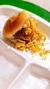 vadapav - most popular street food of mumbai Royalty Free Stock Photo