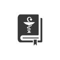 Vademecum guidebook icon. Isolated image. Pharmacy vector illustration