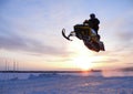 Snow cross-country race. Royalty Free Stock Photo