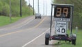 Radar trailer to help enforce speed limits