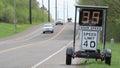 Radar trailer to help enforce speed limits