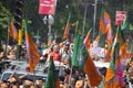 VADODARA, GUJARAT/INDIA - 9th April 2014 : Narendra Modi filed his nomination papers from Vadodara Lok Sabha seat Royalty Free Stock Photo