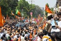 VADODARA, GUJARAT/INDIA - 9th April 2014 : Narendra Modi filed his nomination papers from Vadodara Lok Sabha seat Royalty Free Stock Photo