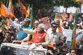 VADODARA, GUJARAT/INDIA - 9th April 2014 : Narendra Modi filed his nomination papers from Vadodara Lok Sabha seat Royalty Free Stock Photo