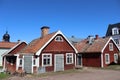 Sweden. Houses and streets of Vadstena Royalty Free Stock Photo