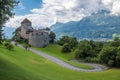 Vaduz Castle, the palace of the Liechtenstein Prince Royalty Free Stock Photo