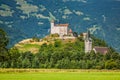 Vaduz castle view, Lichtenstein Royalty Free Stock Photo