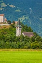 Vaduz castle view, Lichtenstein Royalty Free Stock Photo