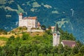 Vaduz castle view, Lichtenstein Royalty Free Stock Photo