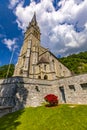 Vaduz cathedral in Liechtenstein Royalty Free Stock Photo