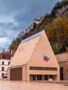 The parliament building in Liechtenstein