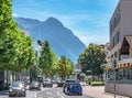 Vaduz town, the capital of Liechtenstein, Europe