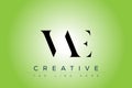 VAE abstract letter logo design Royalty Free Stock Photo