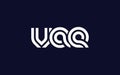 VAE Creative Unique Modern Letter Logo Design Royalty Free Stock Photo